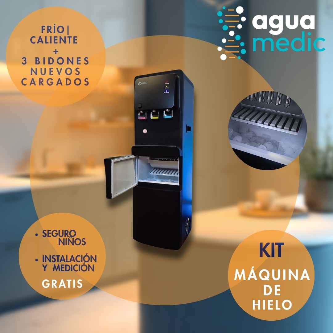 Dispensador + Máquina Hielo